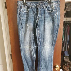 Silver women's jean